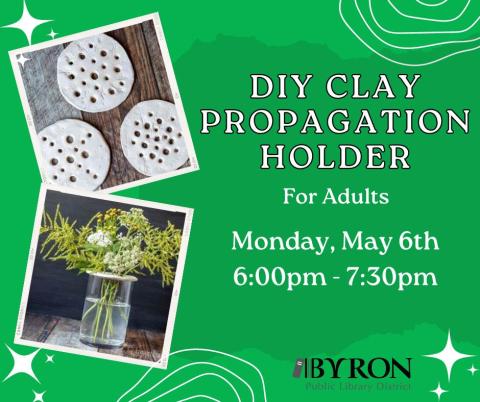 Clay Propagation Holder Graphic