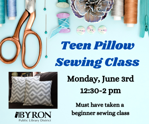 Throw Pillow Sewing Class for Teens