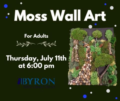 Moss Wall Art Graphic