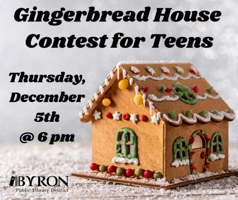 Gingerbread House Contest for Teens