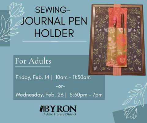 Sewing - Journal Pen Holder Graphic