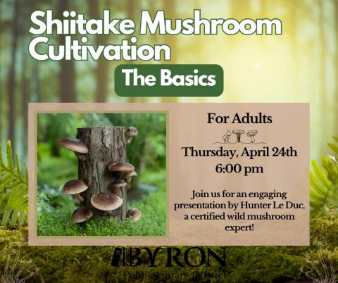 Shiitake Mushroom Cultivation - The Basics Graphic