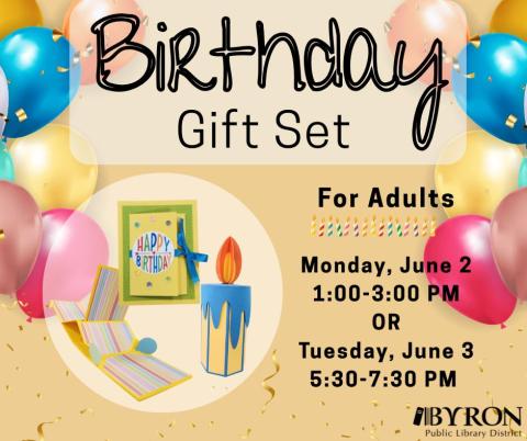 Birthday Gift Set Graphic