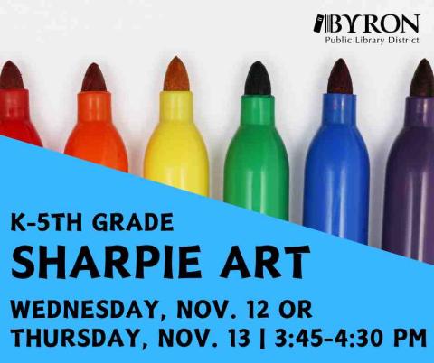 Photo of sharpies with event date