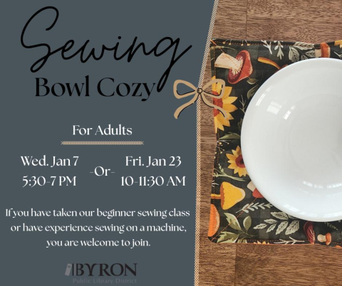 Sewing - Bowl Cozy Graphic