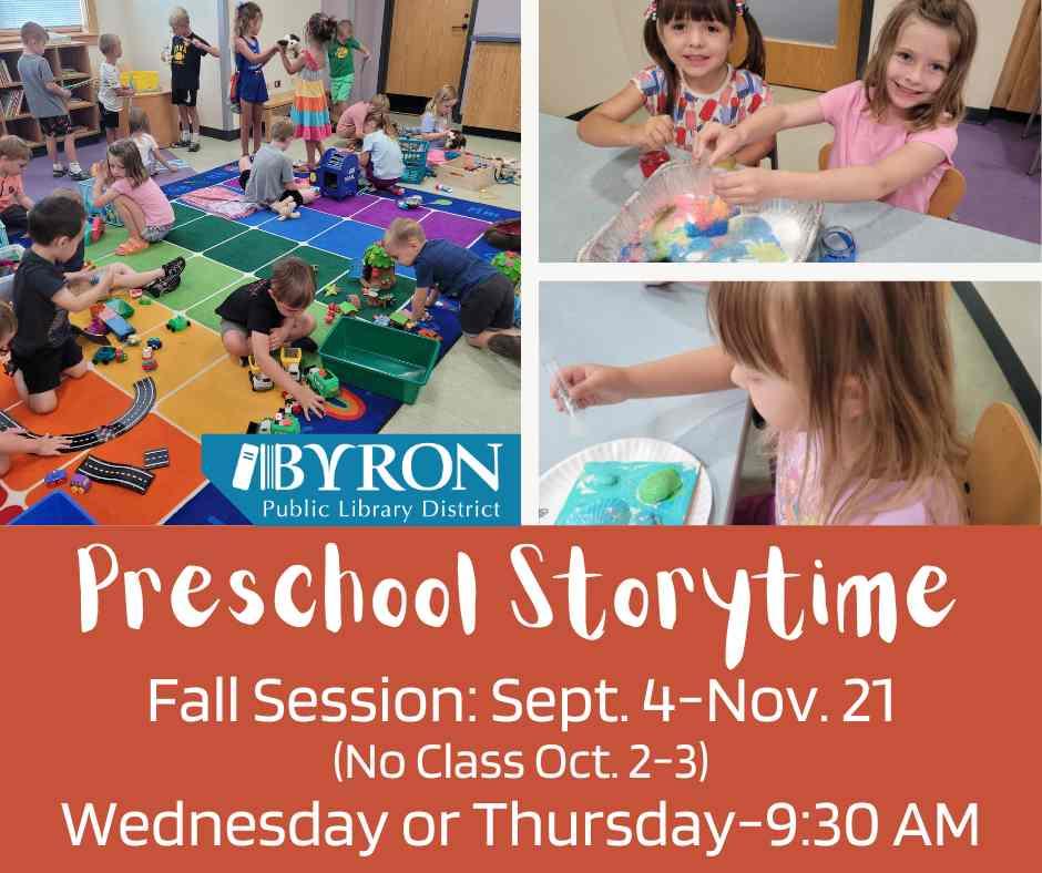 Photo of preschoolers at storytime.