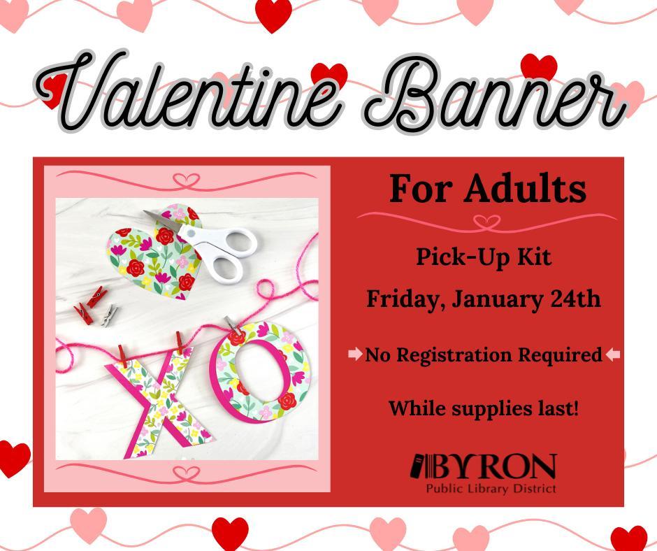 Valentine's Day Banner Kit Graphic