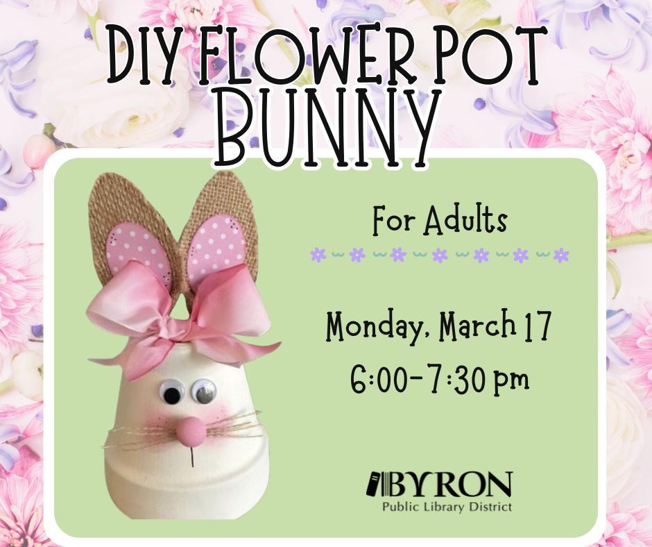 DIY Flower Pot Bunny Graphic