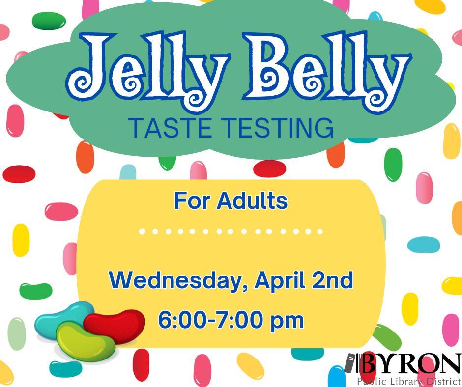 Jelly Belly Taste Testing Graphic