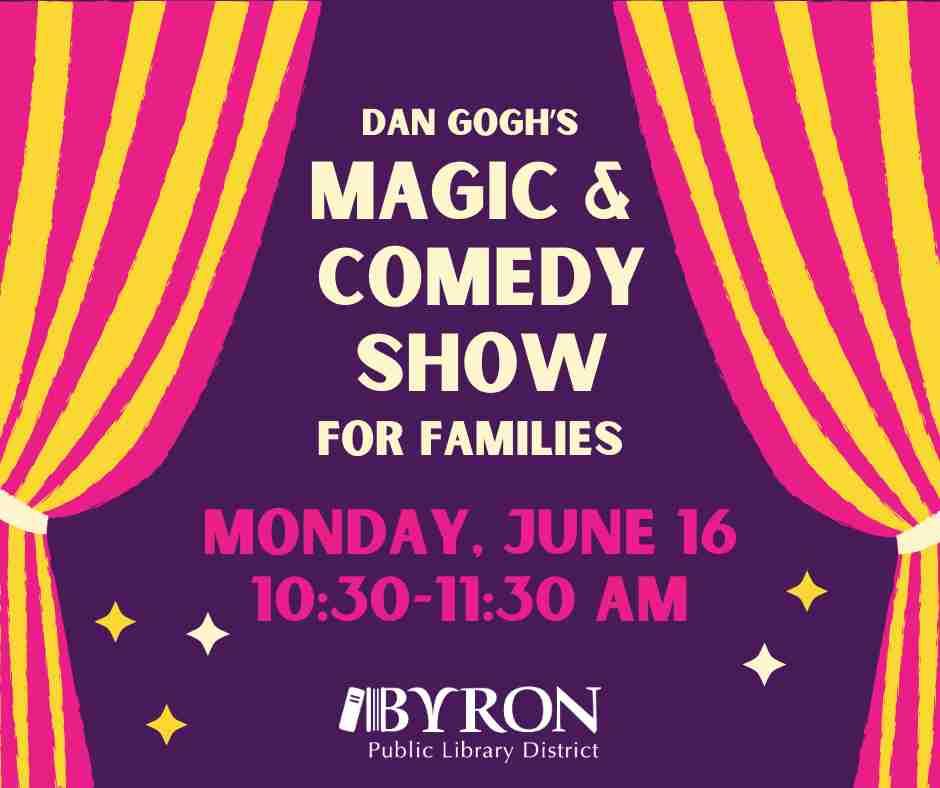 Photo of a show curtain with date of show.