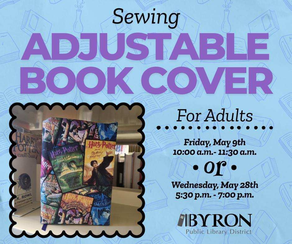 Sewing - Adjustable Book Cover Graphic