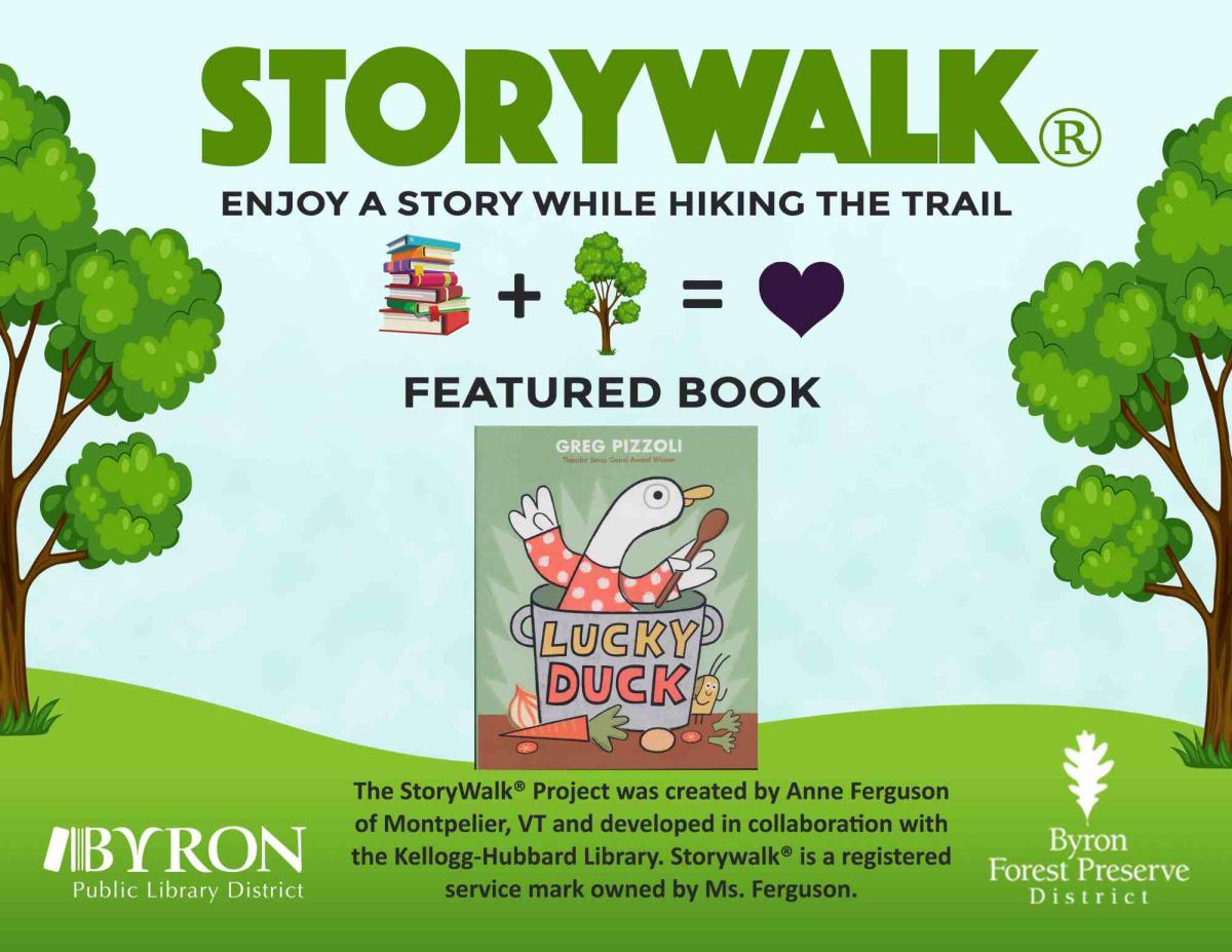 Photo of "Lucky Duck" book cover.