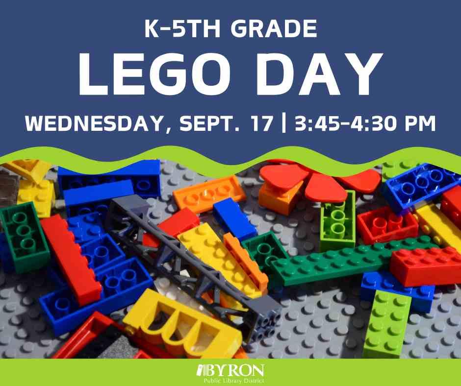 Photo of LEGO with program date.