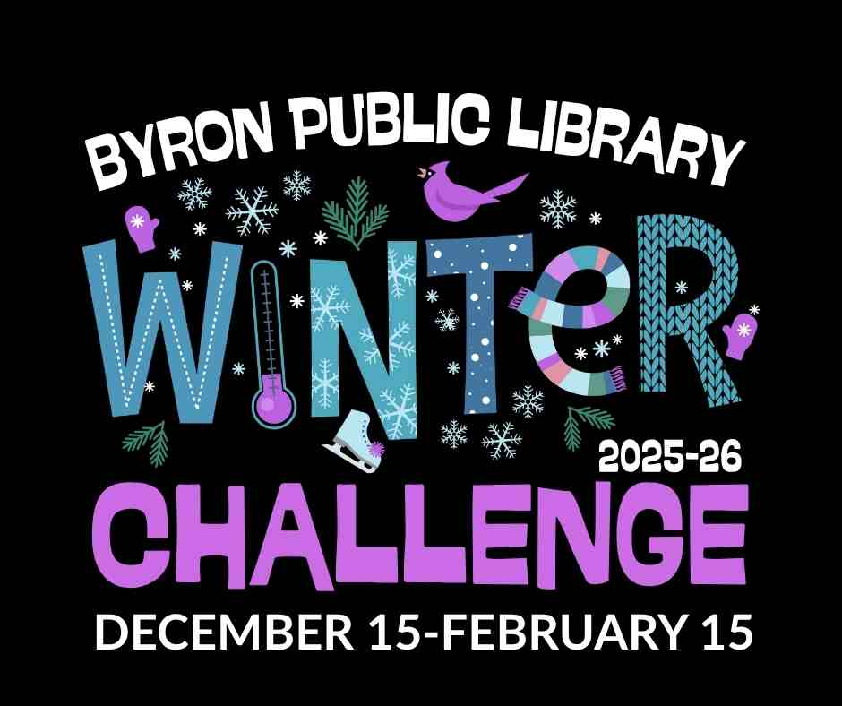 Winter graphic with program dates.